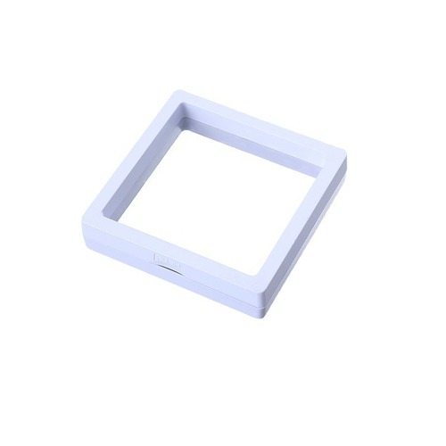 Jewelry packaging box Creative simple PE film packaging box Portable earring necklace suspended storage dust box