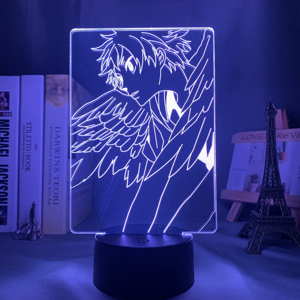 Акриловая ночная LED-лампа с волейболом, минифигура, 3D, подарок на день рождения