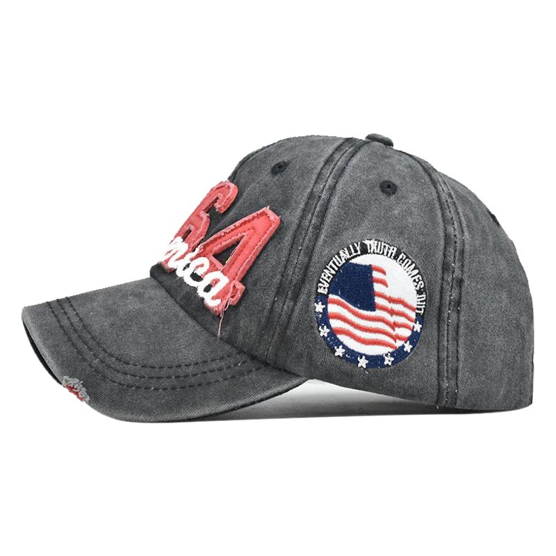 2021 nueva gorra de béisbol 1964 bordado América lavado Denim apenado lavado algodón verano transfronterizo hombres al aire libre