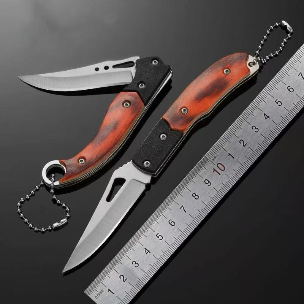 福利品无锁刀户外刀折叠刀防身野营刀具便携折刀水果刀小刀战术刀