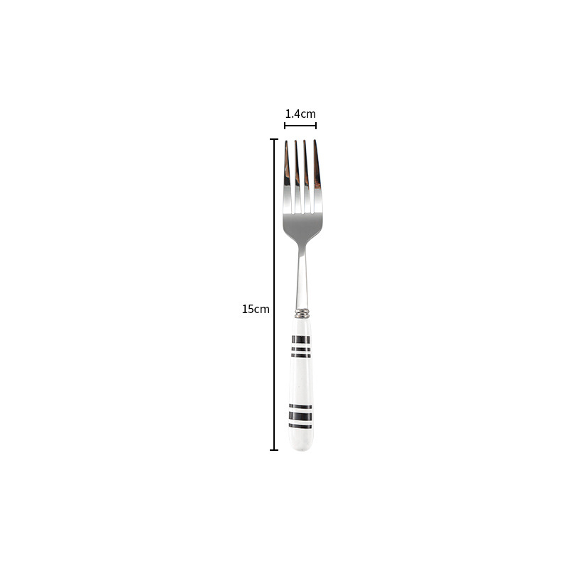 K05 햅번 윈드 가로 바 과일 포크 * opp 포장