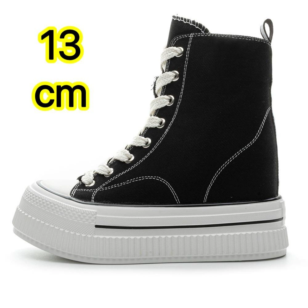 Платформенная тканевая обувь для отдыха, 2025 год, тренд сезона, 13 см