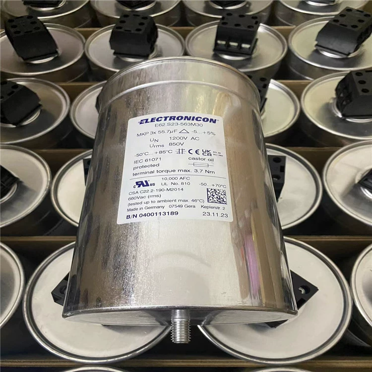 ELECTRONICON e62.s23-563m30 1200V 3×55.7uF 850vac пленочный конденсатор