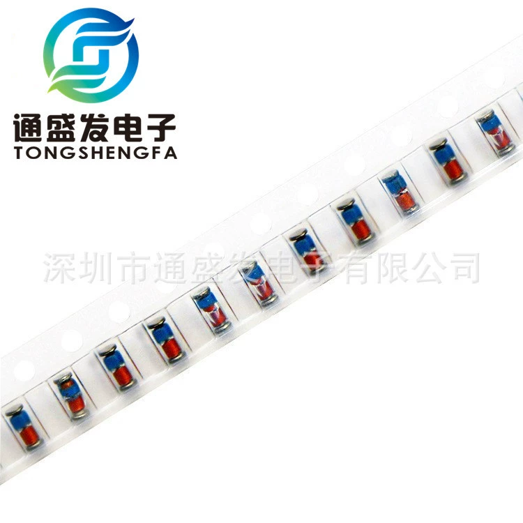 1N5819 SMD 1206 шоттки-диод SOD-80 LL34 стеклянная трубка, регулятор напряжения