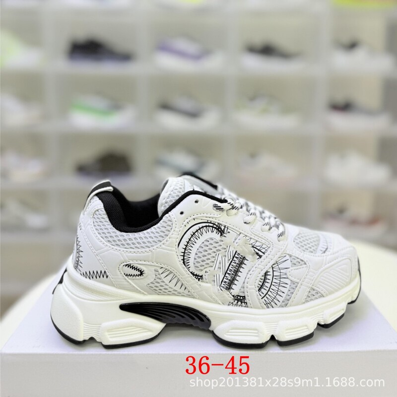 Trendy Foreign Trade Brand Putian C Pure Original D Brand New Sports Running Shoes, Lightweight Breathable Outdoor Casual Couple's Dad Shoes