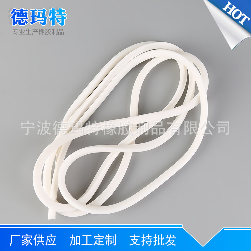 新款硅胶发泡密封圆条 防滑防水密封发泡条 实心橡胶密封条