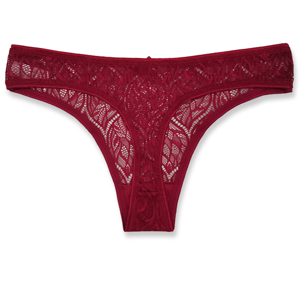 Women's Thong Lace Hollow Panties