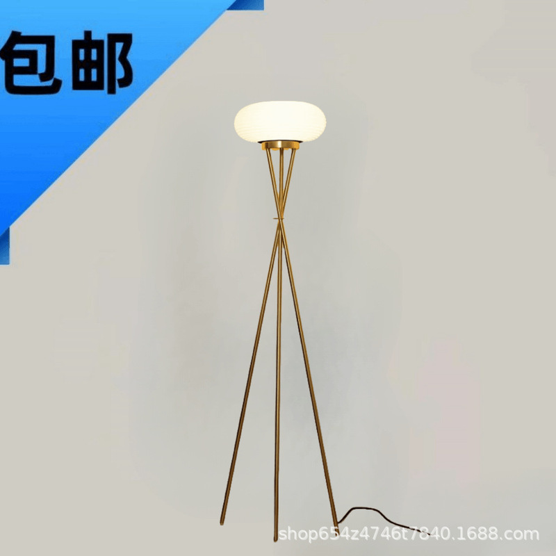 Minimalist Floor Lamp Living Room Sofa Side Tripod Light Luxury Lamp Designer Postmodern Bedroom Creative Vertical Table Lamp