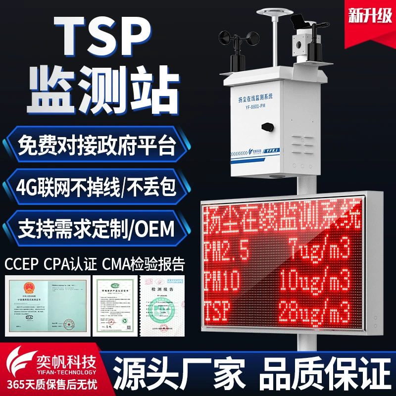 Система мониторинга пыли tsp со сверхнизким уровнем выбросов на сталелитейном заводе визуализирует шум частиц окружающей среды детектор пыли