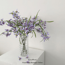 灵动跳跃 仿真繁星小蝶兰 拍照道具 手捧花diy 样板间陈列花艺