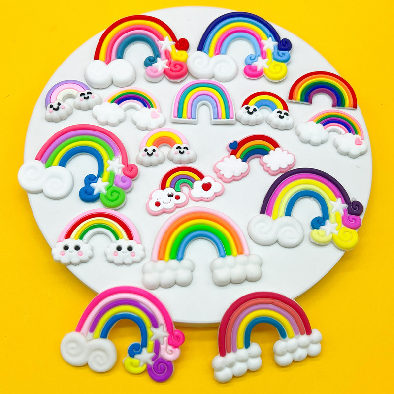 pvc soft glue color white clouds rainbow diy hole shoes buckle cream glue children hairpin pen jewelry accessories wholesale pvc soft glue color white clouds rainbow diy hole shoes buckle cream glue children hairpin pen jewelry accessories wholesale