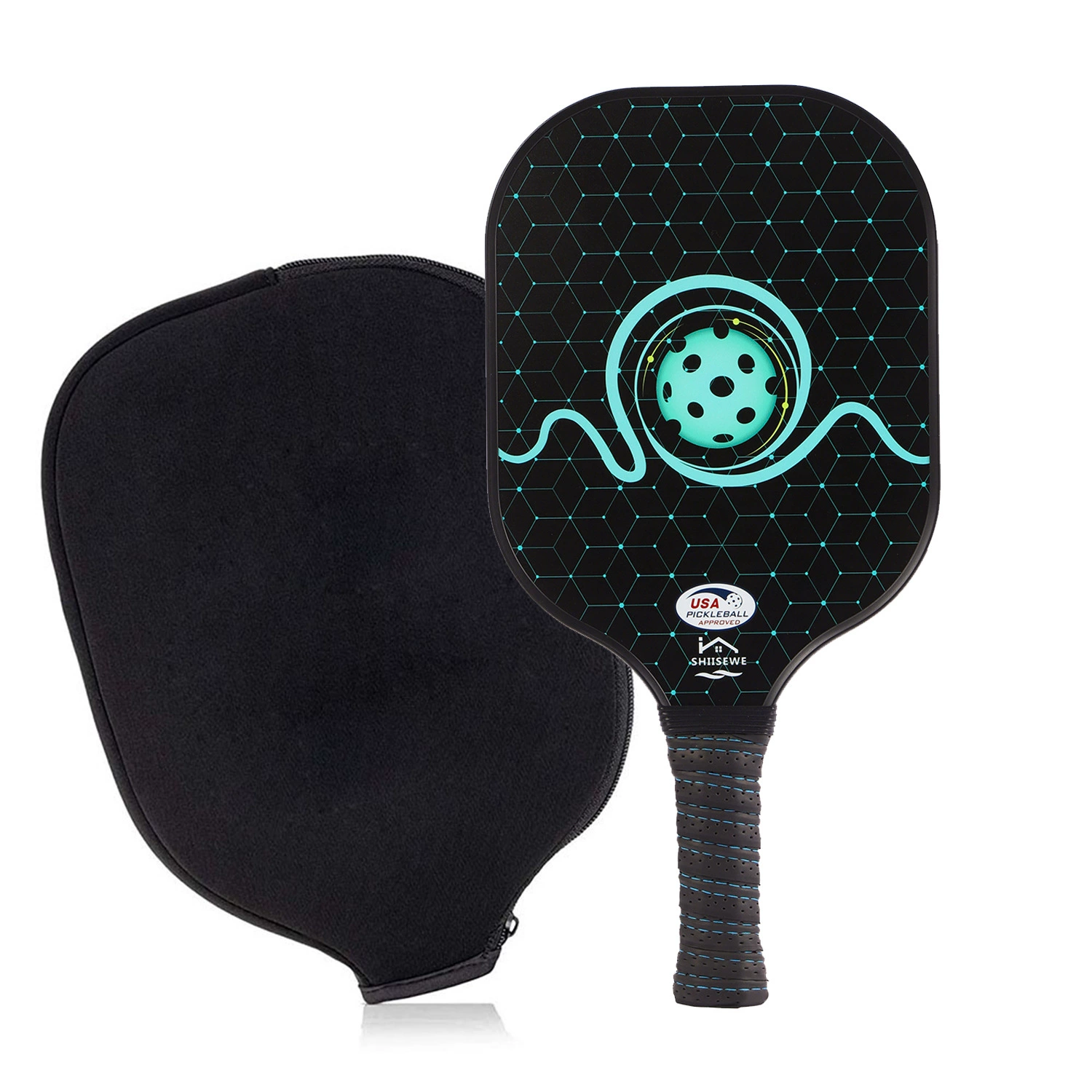 Glass Port Piccoon Set Factory USAPA Certification Movement Training Pickleball Paddles
