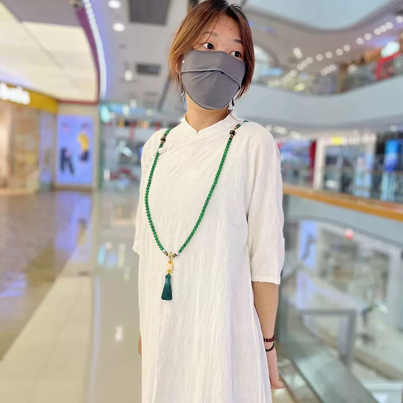 长款斜挎国风背背项链多圈璎珞百搭民族风百搭一款多用挂链背垮链