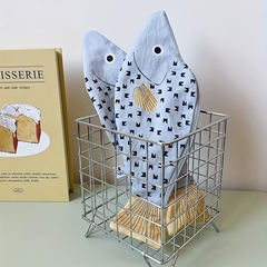 かわいい小さな魚ハタ鉛筆バッグ工場学生同じスタイルの文具収納袋大容量面白い収納キャンバス作成