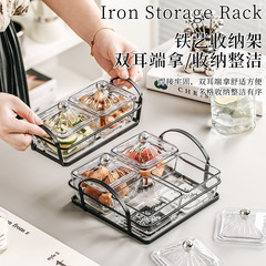 Light luxury dried fruit plate household fruit plate high-value living room dried fruit box storage moisture-proof snack box