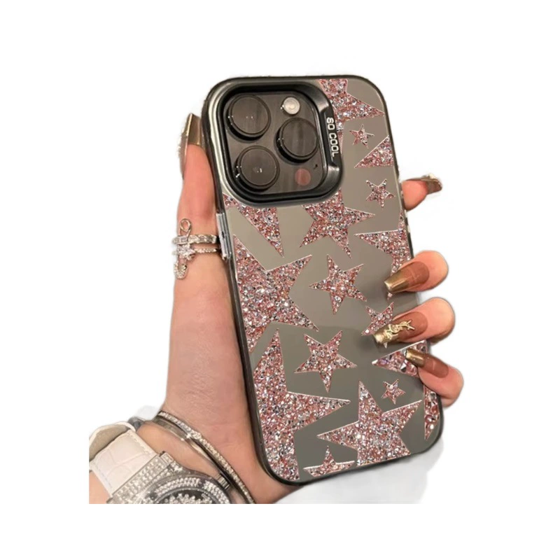 Чехол для телефона (Apple) iPhone серия — лазерная звезда H480P зеркальная блестка, тонкая защитная защита