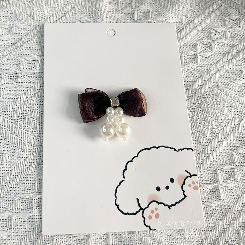 爆款蝴蝶结鞋袜饰品配件银色绑带发饰吊坠diy手工鞋服装辅料|undefined