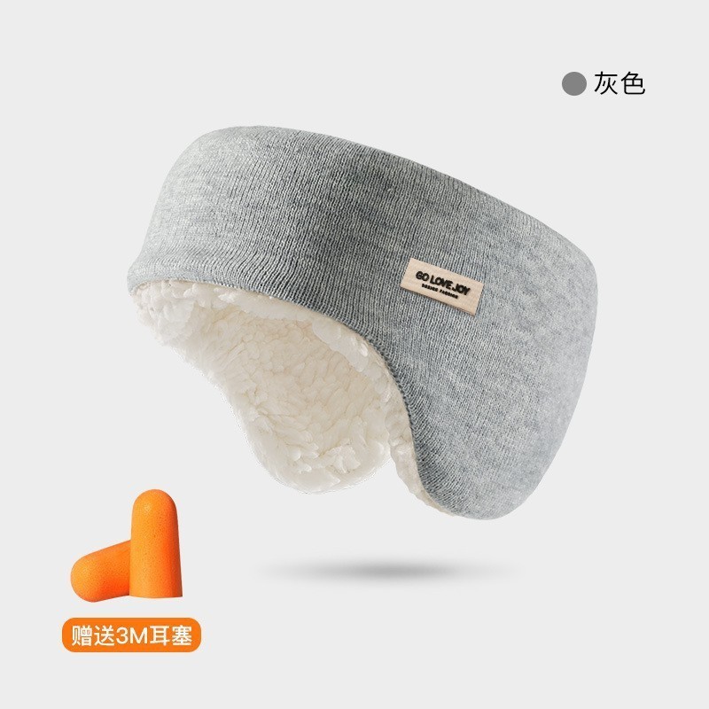 Invierno nuevas orejeras cálidas orejeras de punto de lana a prueba de viento a prueba de frío anticongelante orejeras forradas de lana DEZ43