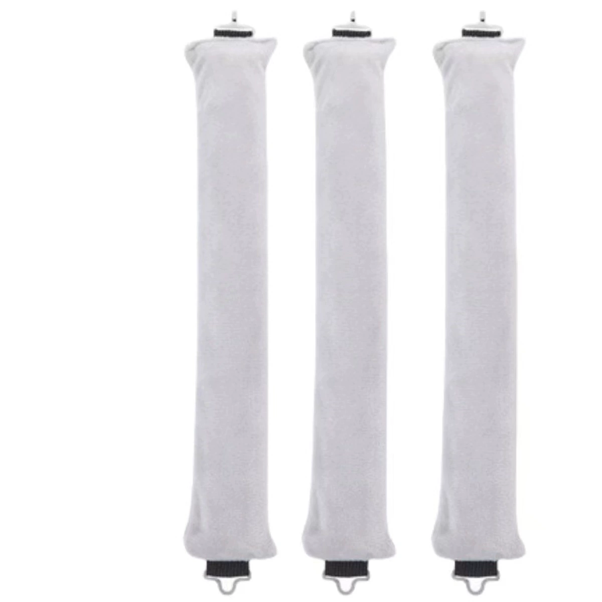 3-hook velvet hair curlers, big-wave sleep rollers set, multi-piece plush curling rods