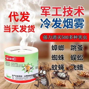 Insecticide Smoke Bomb to Kill Fleas and Cockroaches, Household Indoor Moth, Spider, Mosquito and Fly Fumigation Insecticide Artifact Nemesis