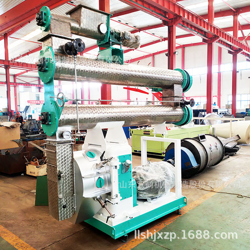 供应10吨家禽饲料颗粒机产10吨鸡饲料颗粒机 420型立式环模颗粒机