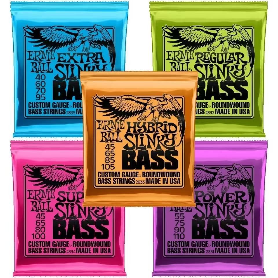EB Eagle Bass Cuerdas de bajo Niquelado Cuerdas de guitarra Bajo Conjunto de guitarra Cuerdas de guitarra eléctrica Cuerdas de guitarra niqueladas