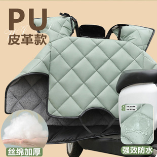 Electric car windshield winter fleece-lined thickened waterproof battery motorcycle universal green source Emma 9