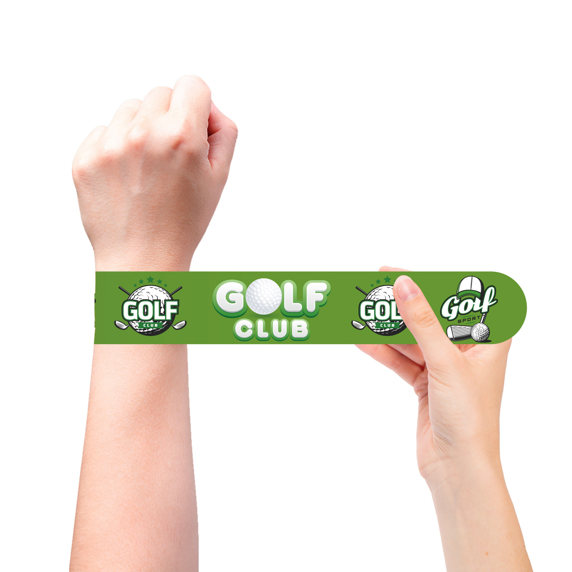 Nuevo tema de golf transfronterizo decoración de la fiesta de collar de goma pulsera de PVC