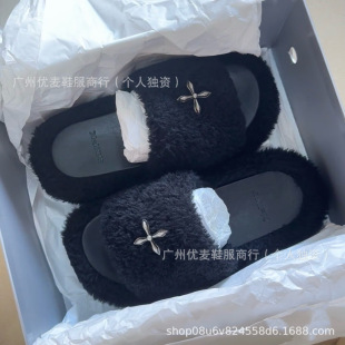 �߰�SMFK-K2025�ﶬ�¿�ʮ�ֻ�¶ֺ���ëë��ЬŮ�͹�һ�֛���Ь