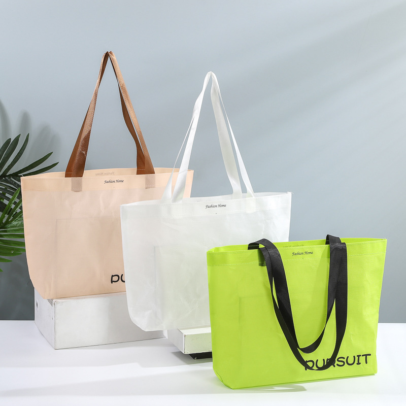 手提编织袋防水pp塑料袋服装广告购物袋收纳搬家蛇皮手拎编织袋