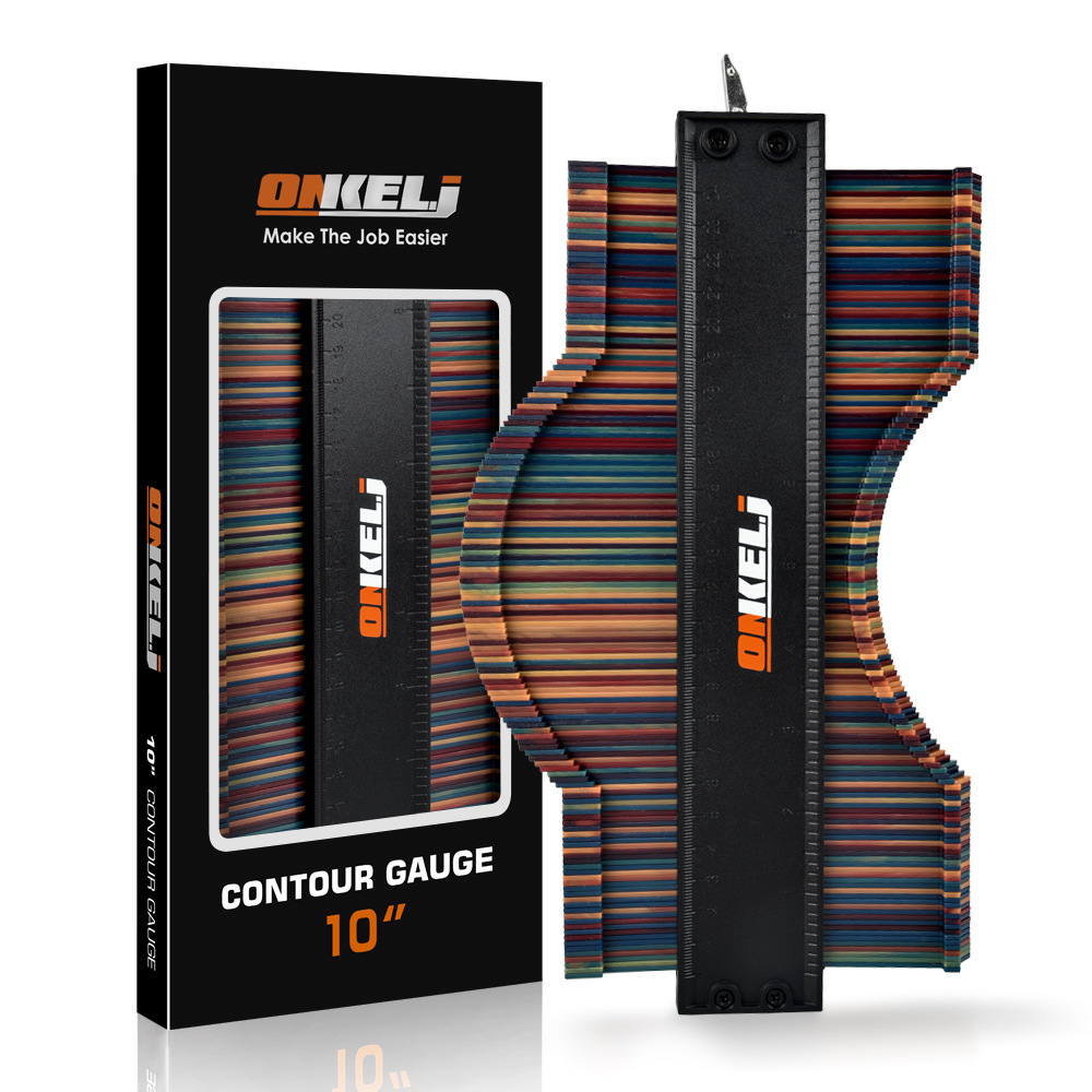 10寸 七彩黑轮廓尺-1000图1-3