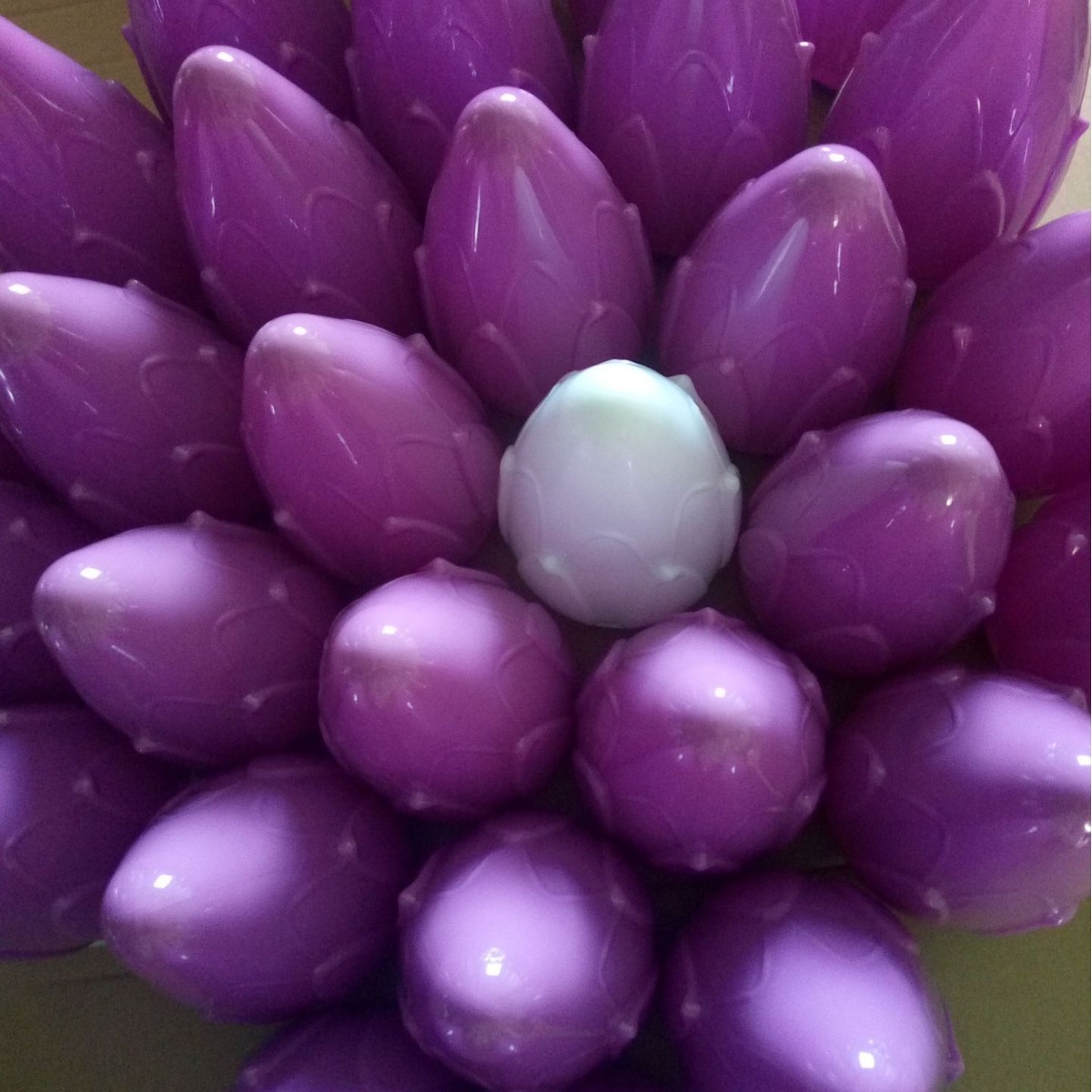 작은 목련 램프 그늘 PMMA 아크릴 더블 레이어 작은 목련 중형 목련 대형 목련 커버