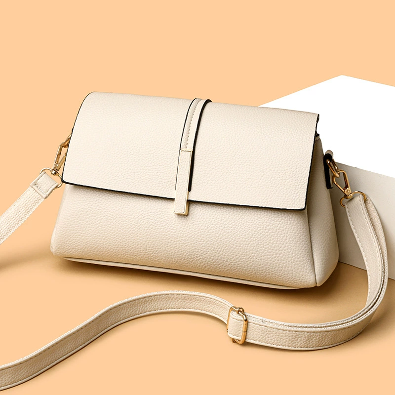 Universal shoulder bag, capacious one-shoulder bag, high-end, western style, three-layer veil
