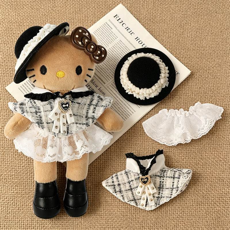 New Style Doll Clothes Long-Legged Kitty Rich Girl Chanel-Style Outfit Vinyl Doll Sitting Party Outfit Changeable Outfit New Style Doll Clothes Long-Legged Kitty Rich Girl Chanel-Style Outfit Vinyl Doll Sitting Party Outfit Changeable Outfit