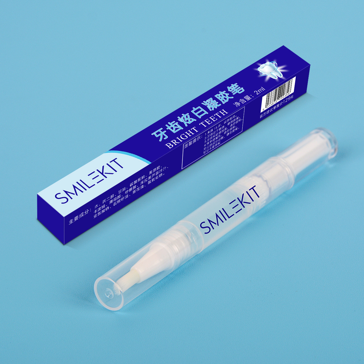 Procesamiento personalizado de dientes blanqueador de dientes brillante gel blanqueador de dientes brillante gel blanqueador de dientes