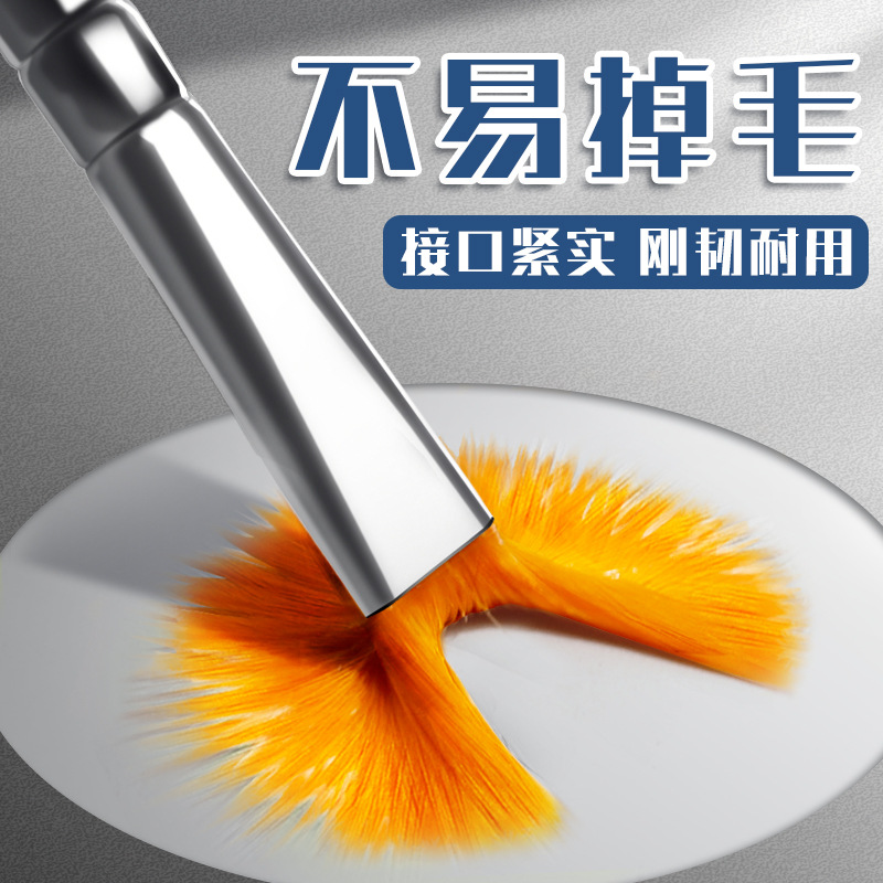 Juego de bolígrafos de gouache, bolígrafos de acuarela, pinceles de pintura al óleo acrílica, pinceles de dibujo, pinceles de pintura, pinceles de nailon, juego completo de pinceles