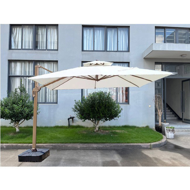 Sombrilla romana para exteriores, impermeable, protección solar, para patio, balcón, cafetería, hogar, ocio, venta al por mayor. image 8