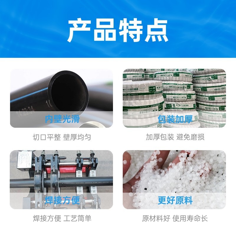 金偉メーカー現物新材料黒色コイル水道管4分6分管pe管メーカーpe給水管|undefined