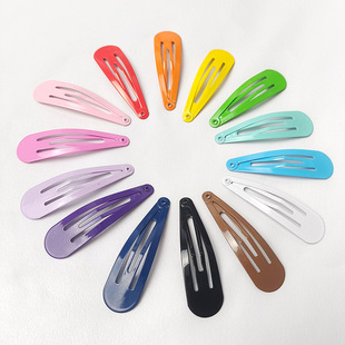 DIY Korean style ins style color paint drop clip bangs clip side clip online popular same style hairpin diy hair accessories