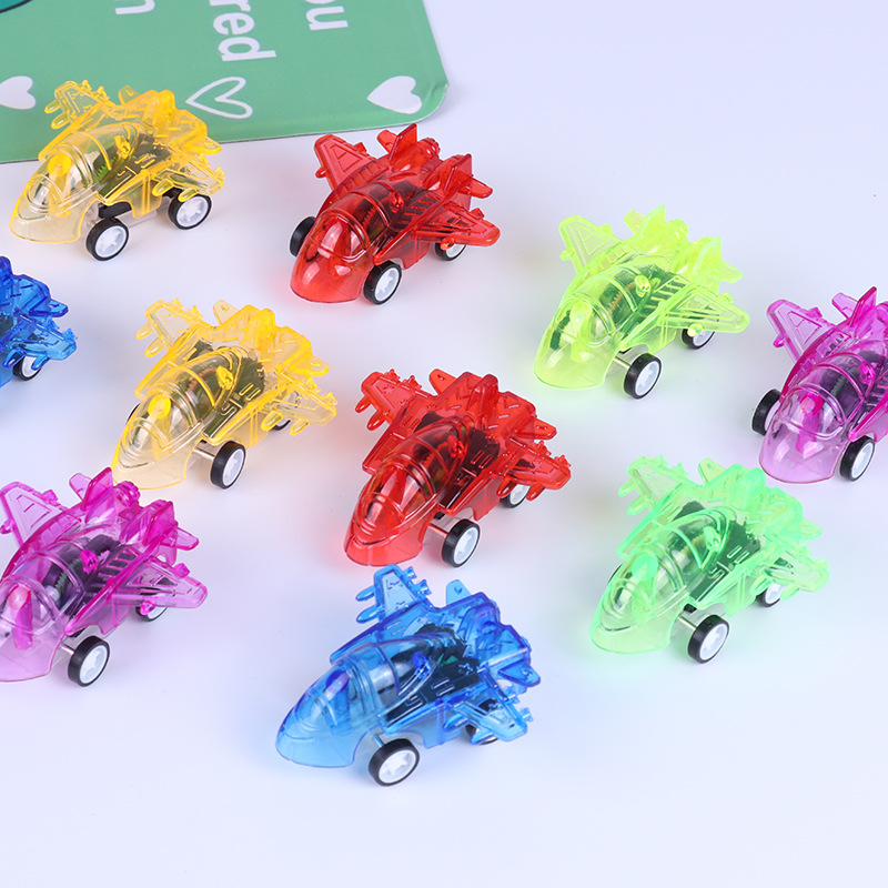 Huili transparent small plane children's toy Huili fighter plane mini plane car toy model small gift