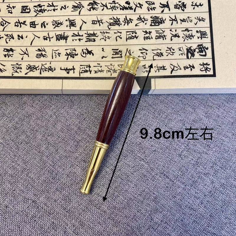 金丝楠木 大叶黄花梨 紫光檀木老式烟斗貔貅烟杆过滤烟嘴可清洗|undefined