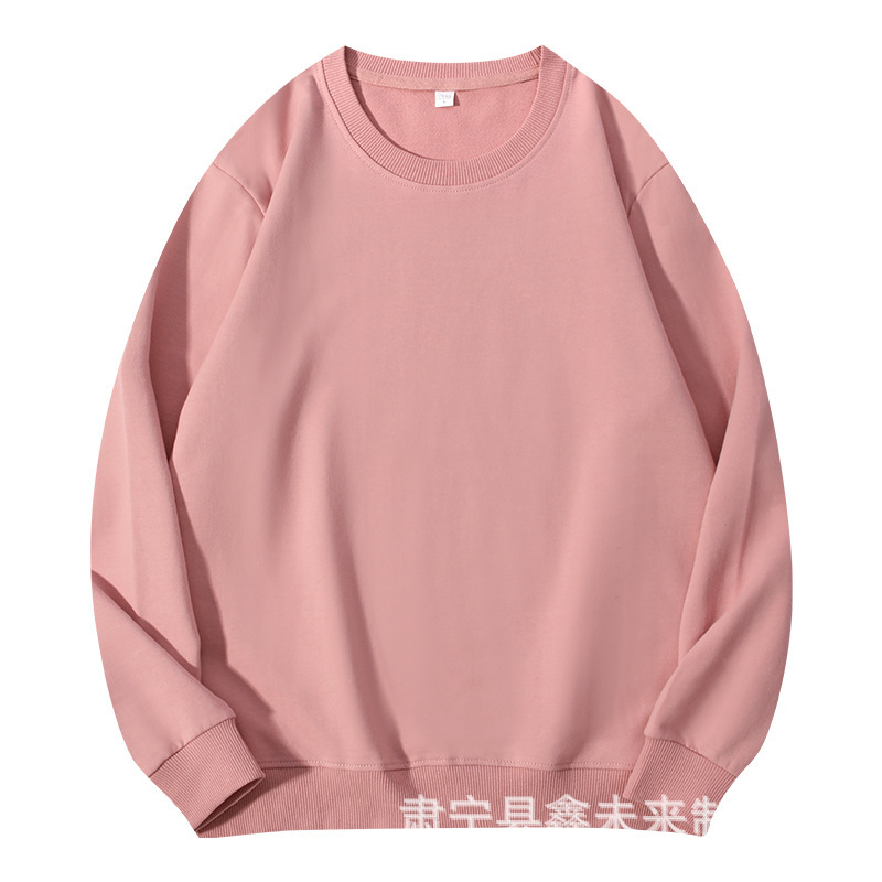 春と秋の260グラムの毛輪の丸首の衛衣の男女の純色の百合の頭の上着の底のシャツの卸売りのロゴ|undefined