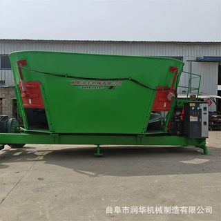 农牧养殖立式24方tmr搅拌机全日粮制备草捆粉碎搅拌机电机直连款