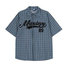 2025夏季男士短袖衬衫男港风复古青少年潮牌小众衬衣休闲百搭帅气