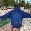 Tibetan blue falling shoulder sleeves 3