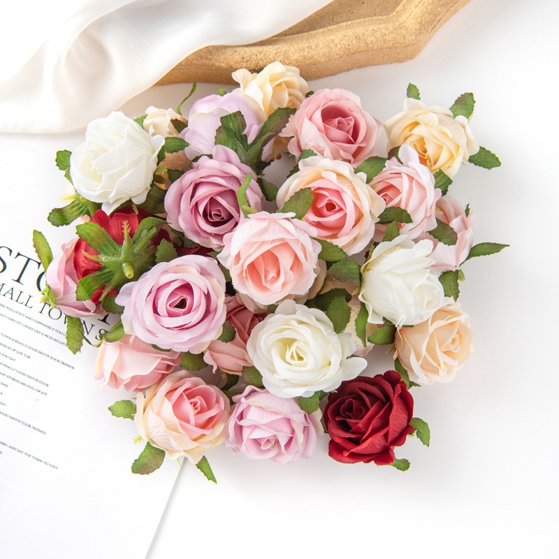 10g Weight Artificial Plant Event & Party Supplies 1 Piece Quantity Holiday, Daily Occasion Silk Flower Material Rose Pattern Romantic Style Romantic Rose Silk Flower Artificial Flowers 1