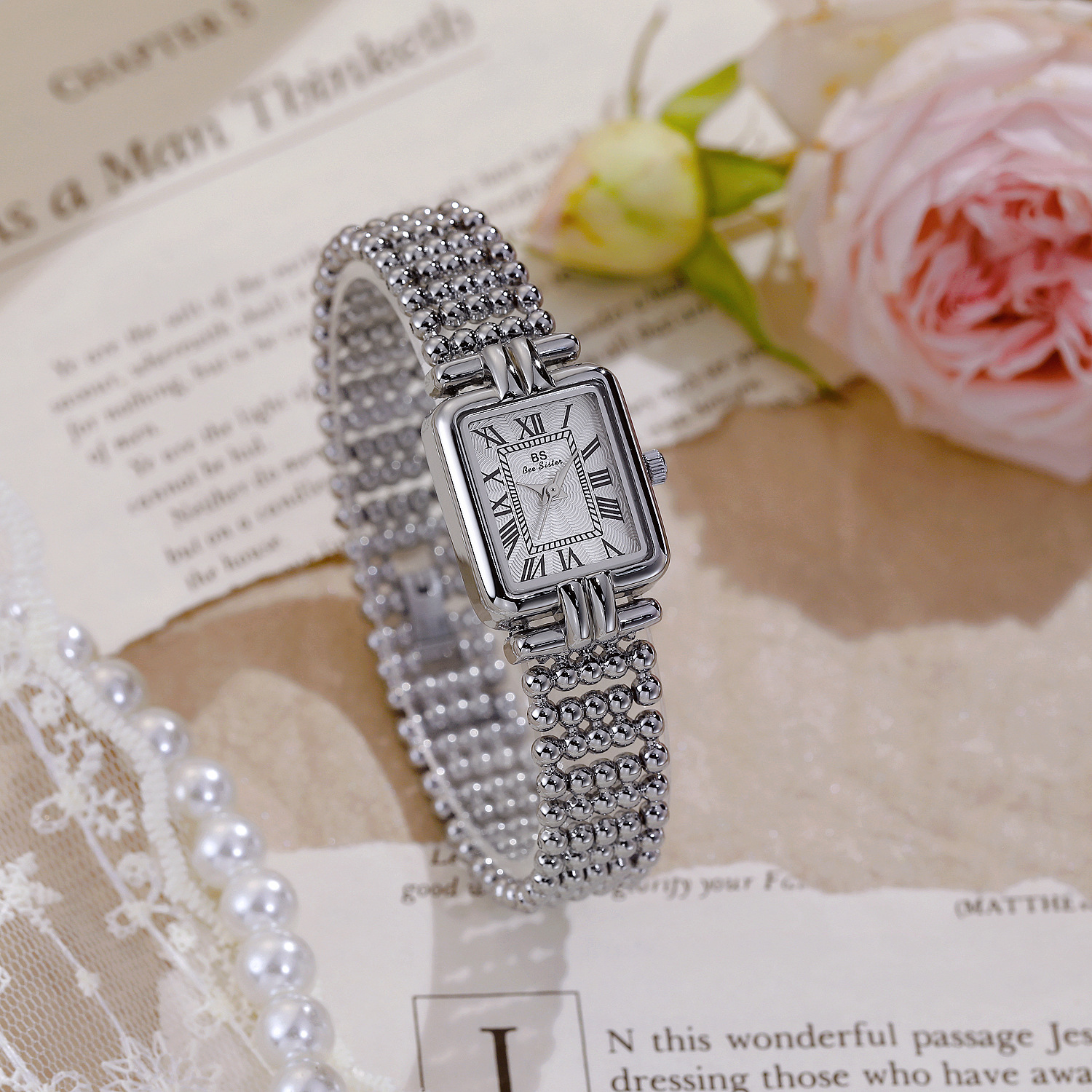 45g Weight Tempered Glass Mirror Material Alloy Strap Material Watch Classification Pointer Display Type Jewelry Buckle Buckle Style Rectangle Dial Shape Casual, Daily Occasion Quartz Movement Solid Color Pattern Women's Gender Elegant Style Elegant Solid Color Jewelry Buckle Quartz Watch Women's Watches 无