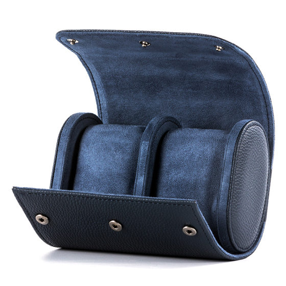 Travel Storage Bag pu Leather Bracelet Jewelry Watch Box Spot Color Portable Watch Bag Watch Storage Box