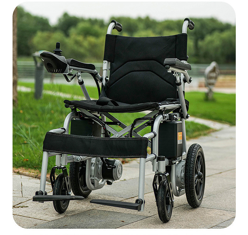 Yingkang Electric Wheelchair for the Elderly, Foldable, Lightweight, Four-Wheeled, Intelligent, Fully Automatic, Lithium Battery-Powered Mobility Scooter for Seniors