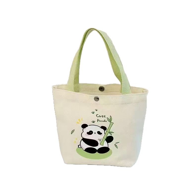 Bolso de dinero Bolso bandolera Bolso de tela Caminando Año Nuevo Bolso de lona de serpiente dorada portátil Bolso de cubo portátil Bolso de lona